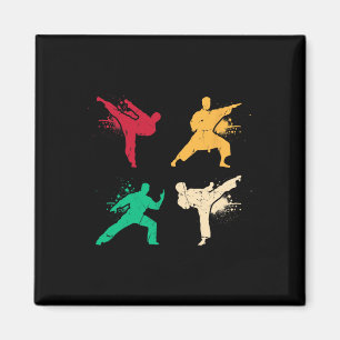 Aimant Karate Arts martiaux Vintages Costume pour enfants