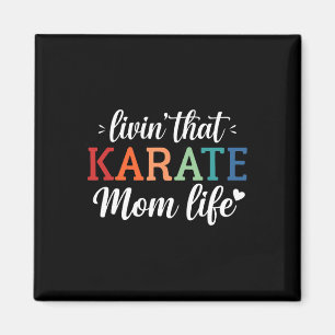 Aimant Karate Mom Life Retro -