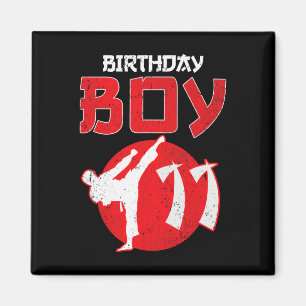 Aimant Karate Taekwondo 11 ans Anniversaire Martial Art