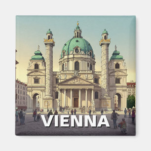 Aimant Karlskirche Karlsplatz Vienne Autriche Voyage