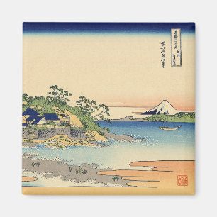 Aimant Katsushika Hokusai Enoshima dans la province de Sa