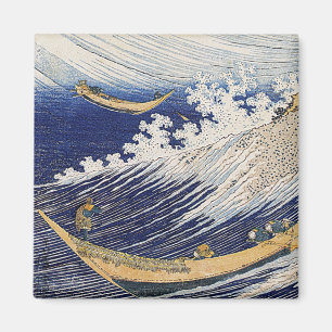 Aimant Katsushika Hokusai. vagues