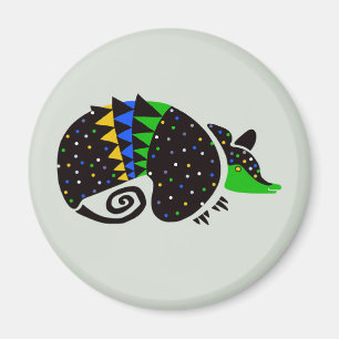 Aimant Kawaii - Armadillo à 3 bandes - Faune - Brésil