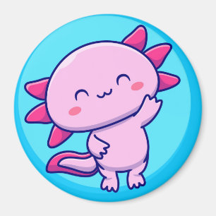 Aimant Kawaii Axolotl