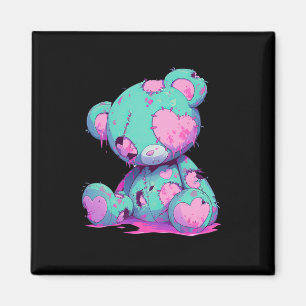 Aimant Kawaii Pastel Goth Déplaisant Cute Witchy Zombie O