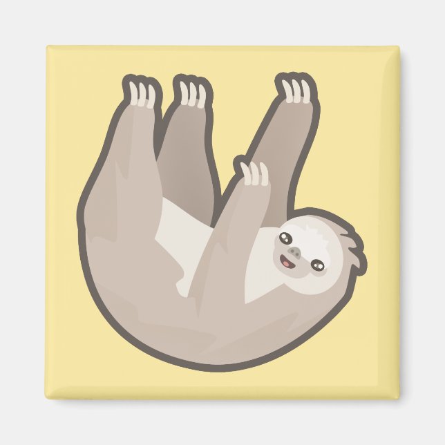 Aimant Kawaii Sloth (Devant)