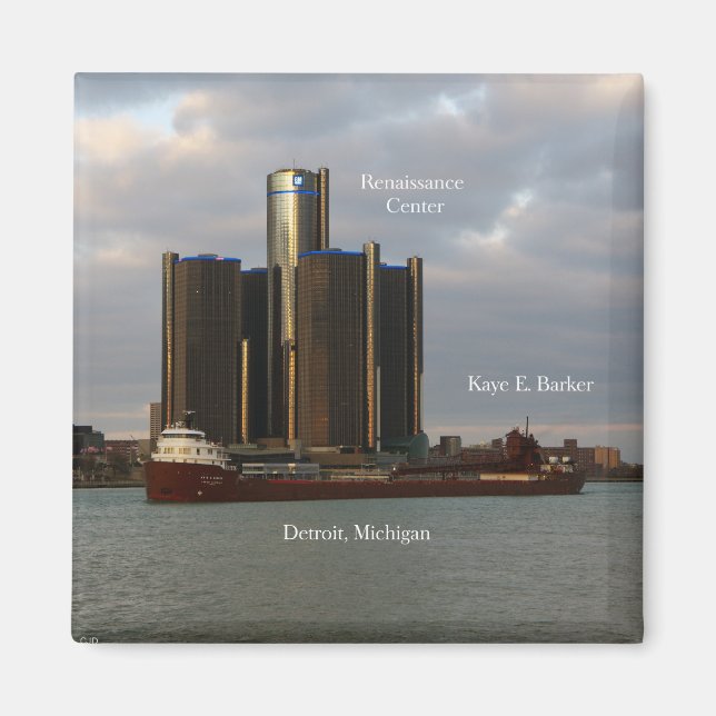 Aimant Kaye E. Barker Detroit (Devant)