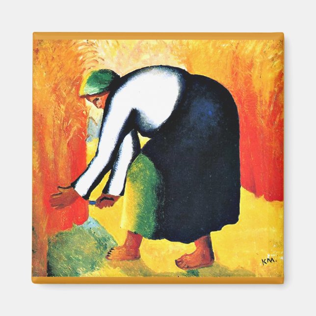 Aimant Kazimir Malevich peinture, Reaper (Devant)