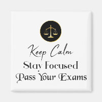 Keep calm. Restez Concentrés. Passez L'Examen Bar.