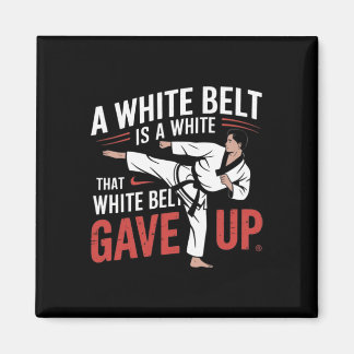 Aimant Keep Training Until The Belt Turns Black Retro Kar