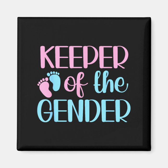 Aimant Keeper Of The Gender Pregnancy Announcement Gender (Devant)