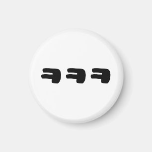 Aimant KEKEKEKE ㅋ ㅋ ㅋ coréen Slang