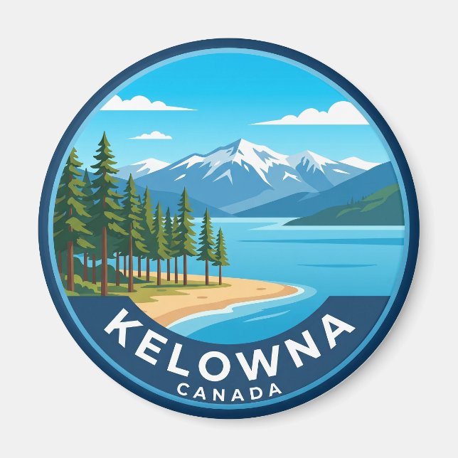 Aimant Kelowna Canada (Devant)