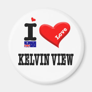 Aimant KELVIN VIEW - I Love