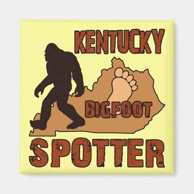 Aimant Kentucky Bigfoot Spotter (Devant)