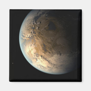 Aimant Kepler-186f Orbitant Une Étoile Éloignée.
