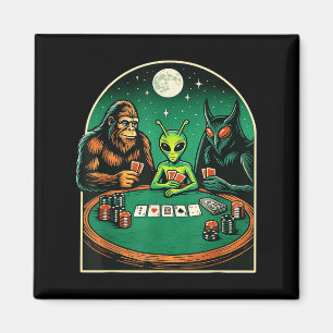 Aimant Ker Shirt Hommes Femmes Bigfoot Alien Mothman Joue