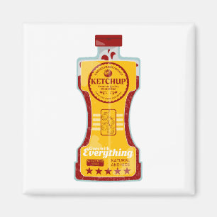 Aimant Ketchup tomate