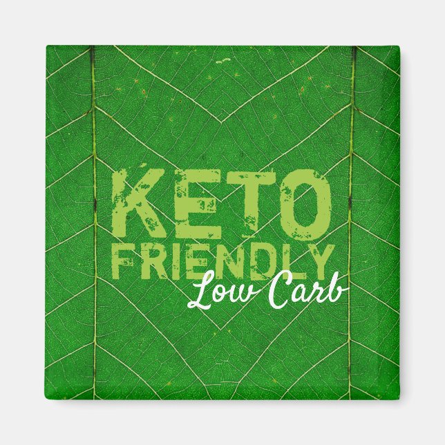 Aimant Keto Friendly Low Carb (Devant)