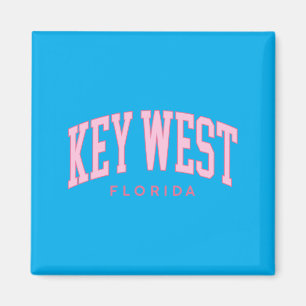 Aimant Key West Floride Rétro Prépa Rappel nk Filles
