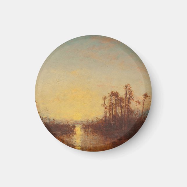 Aimant Khartoum, Coucher De Soleil - Félix Ziem (Devant)