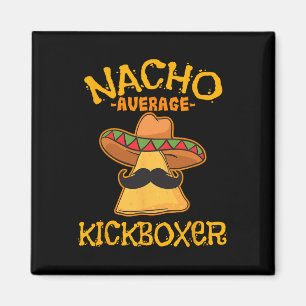 Aimant Kickboxeur Nacho Moyen Cinco De Mayo Kick Mexicain