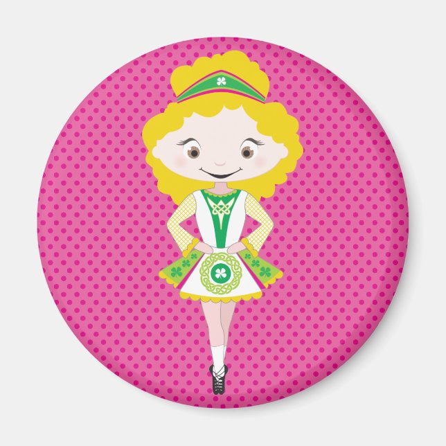 Aimant KIDLETS :: Danseur irlandais blonde (Devant)