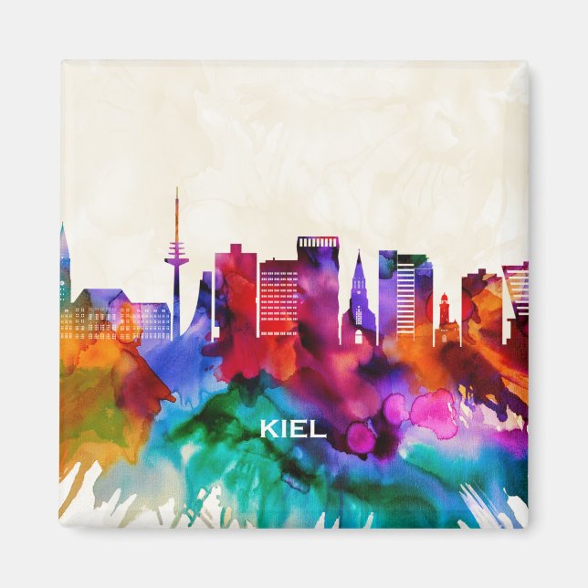 Aimant Kiel skyline (Devant)