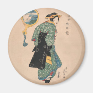 Aimant Kimono Woman Courtesan