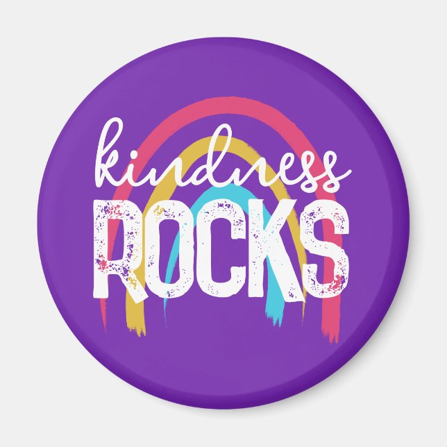 Aimant Kindness Rocks Rainbow (Devant)