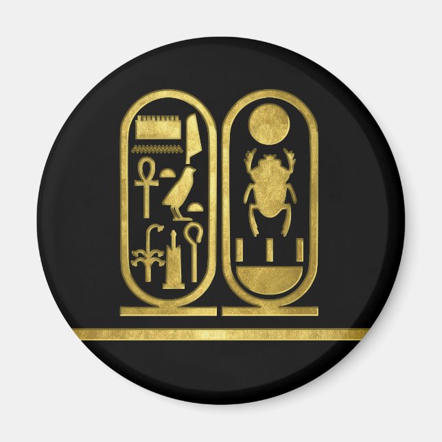 Aimant King Tut Cartouche (Devant)