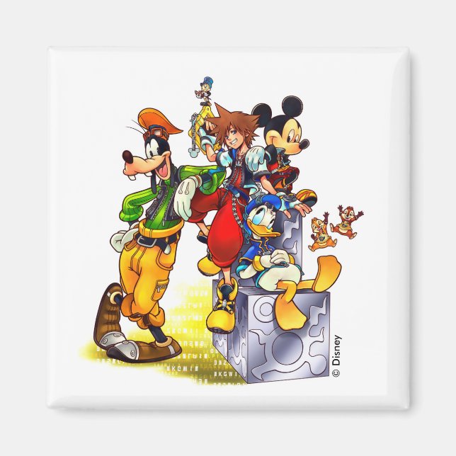 Aimant Kingdom Hearts : coded | Key art (Devant)
