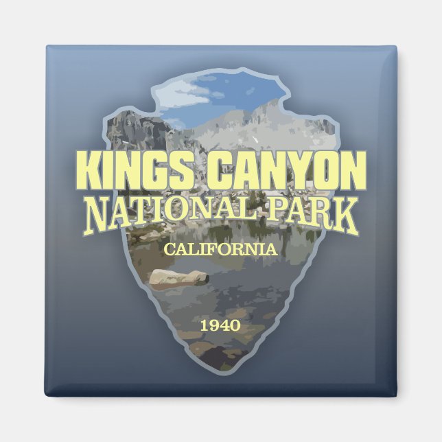Aimant Kings Canyon NP (flèche) (Devant)