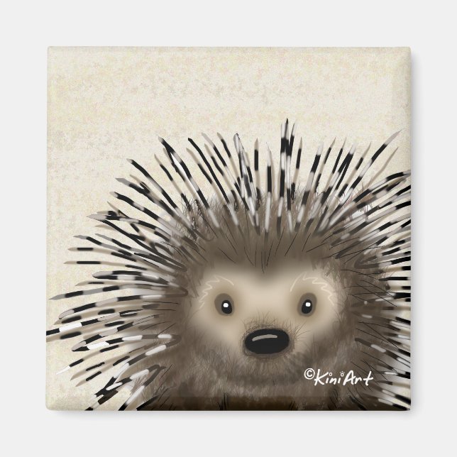 Aimant KiniArt Porcupine (Devant)