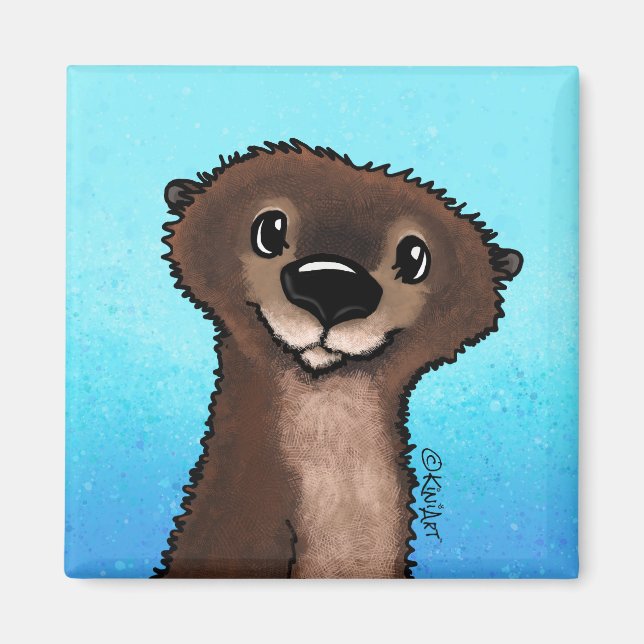 Aimant KiniArt River Otter (Devant)