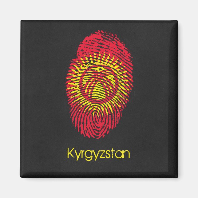 Aimant Kirghizistan (Devant)