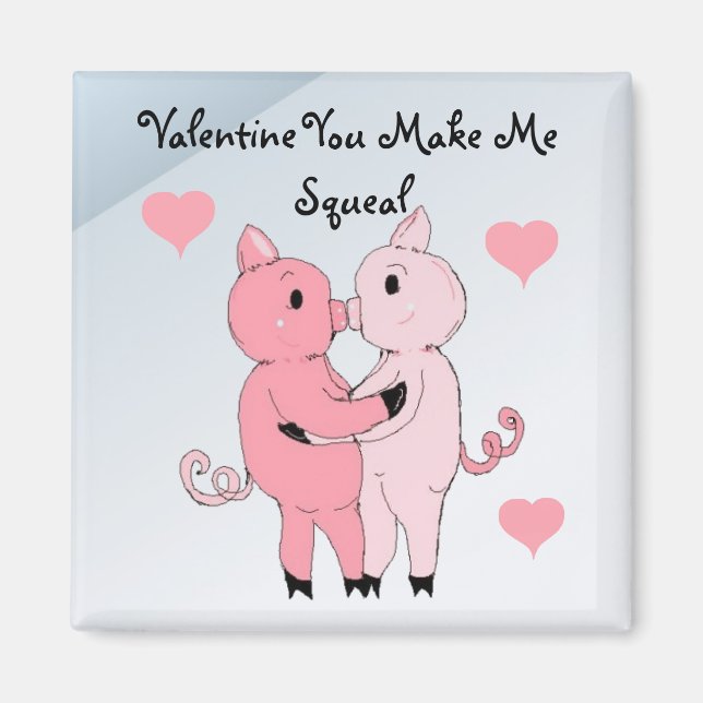Aimant Kissing Piggys (Devant)