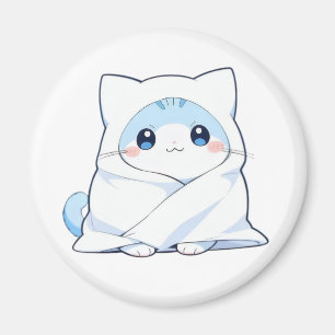 Aimant Kit de couverture confortable chaton kawaii design