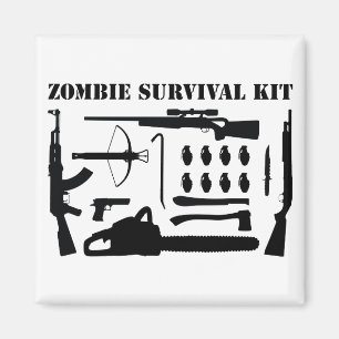 Aimant Kit de survie Zombie