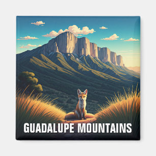 Aimant Kit Fox dans le Parc national des Monts Guadalupe
