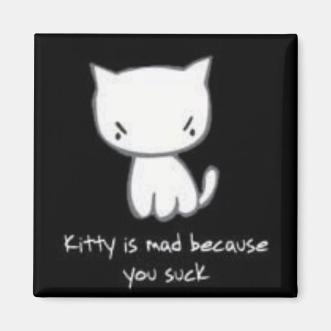 Aimant kitty est fou (Devant)