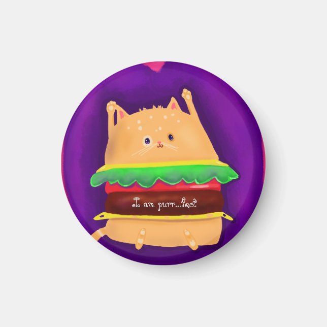 Aimant Kittyburger (Devant)