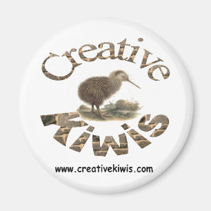 Aimant Kiwis créatifs 1