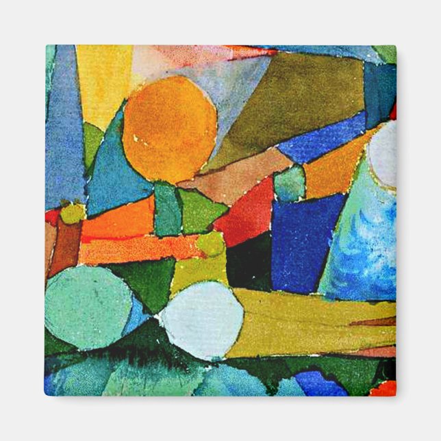 Aimant Klee - Couleurs (Devant)