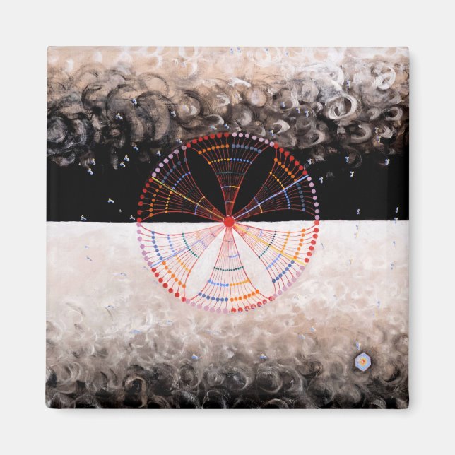 Aimant Klint - Le Swan No. 10, célèbre peinture (Devant)