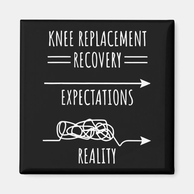 Aimant Knee Replacement Recovery Expectations Reality Sur (Devant)