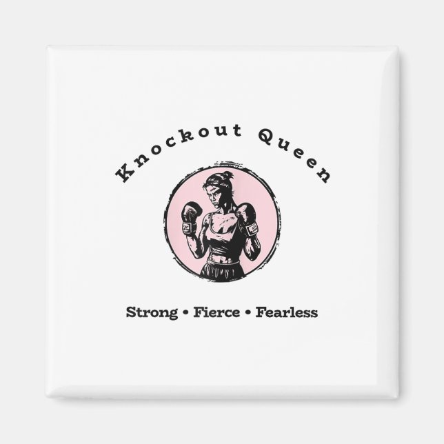 Aimant Knockout Queen (Devant)