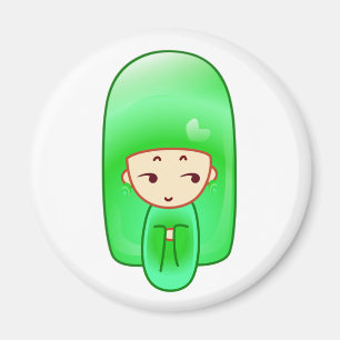 Aimant Kokeshi en bon état