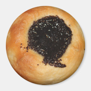 Aimant kolache aux graines de pavot