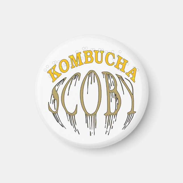 Aimant Kombucha Scoby (Devant)